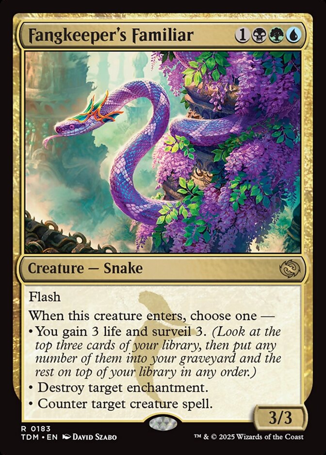 Fangkeeper's Familiar 183 (Tarkir: Dragonstorm)  - Foil | Good Games Cannington