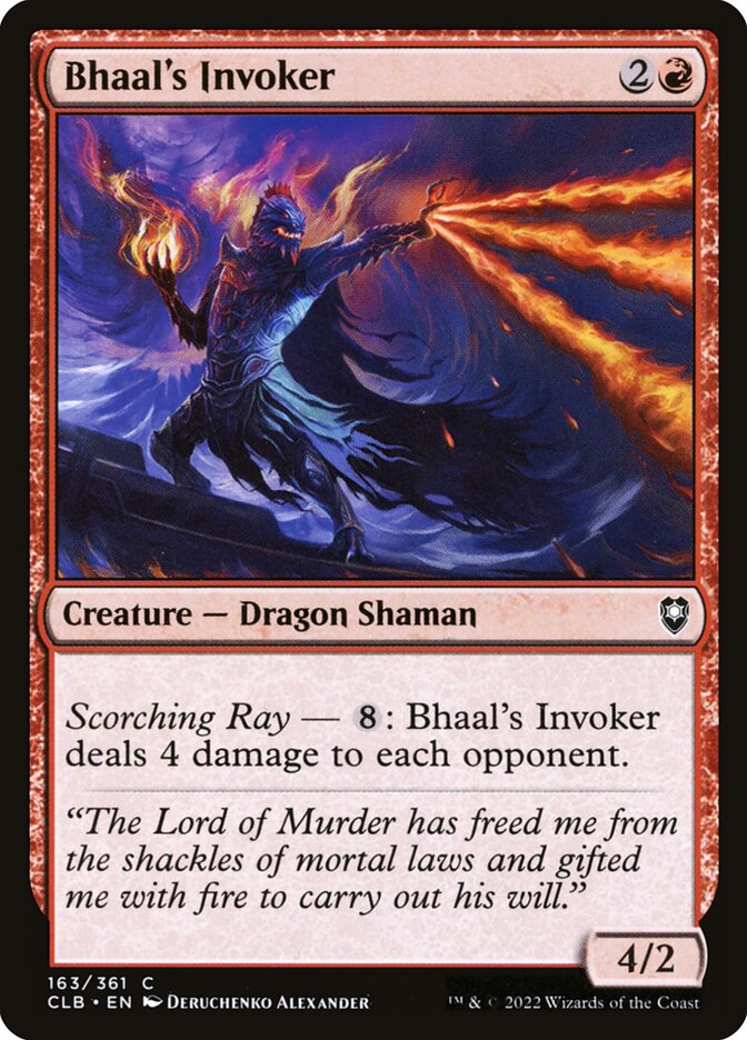 Bhaal's Invoker 163/361 (Commander Legends: Battle for Baldur's Gate)  | Good Games Cannington