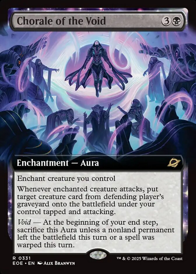 Chorale of the Void 331 (Edge of Eternities)  - Foil | Good Games Cannington