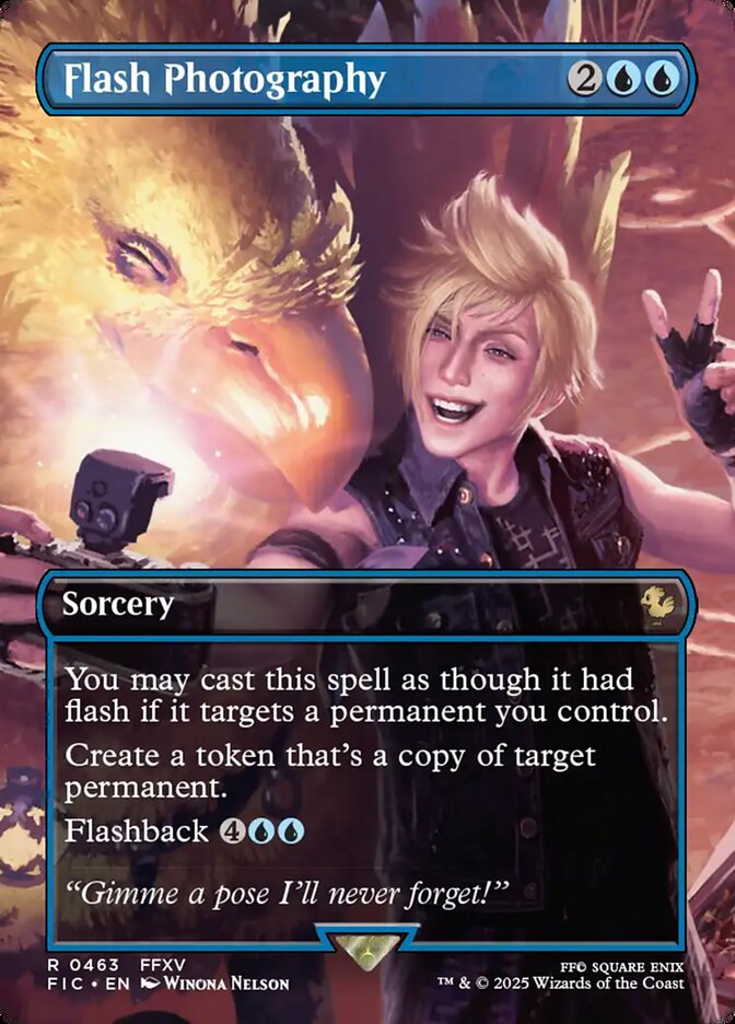 Flash Photography 463 (Commander: FINAL FANTASY)  - Borderless | Good Games Cannington