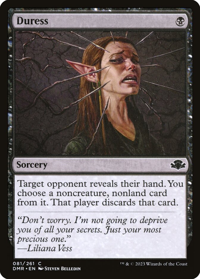 Duress 81 (Dominaria Remastered)  - Foil | Good Games Cannington