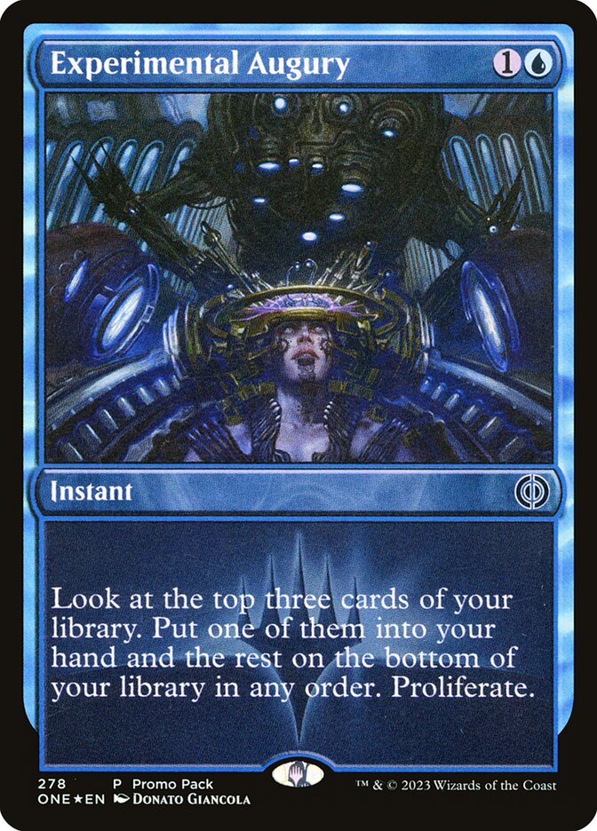 Experimental Augury 278 (Promo Pack: Phyrexia: All Will Be One)  | Good Games Cannington