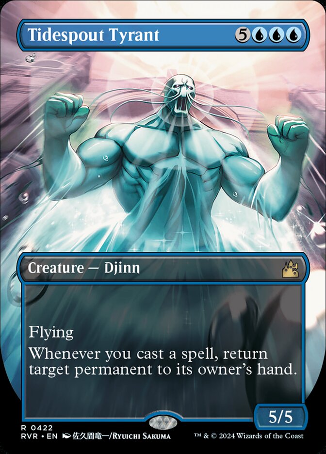 Tidespout Tyrant 422/291 (Ravnica Remastered)  - Borderless Foil | Good Games Cannington