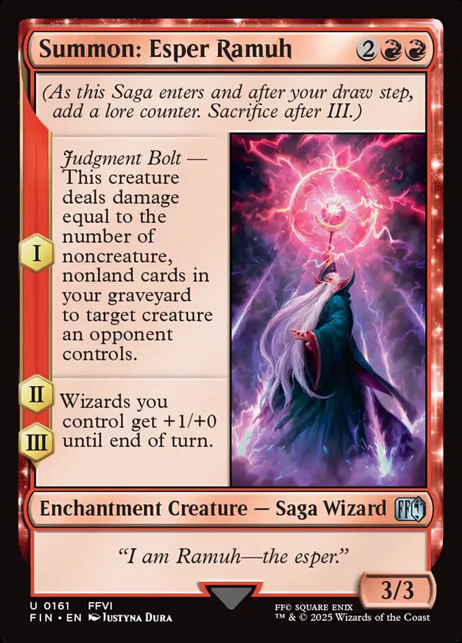Summon: Esper Ramuh 161/309 (FINAL FANTASY)  - Foil | Good Games Cannington