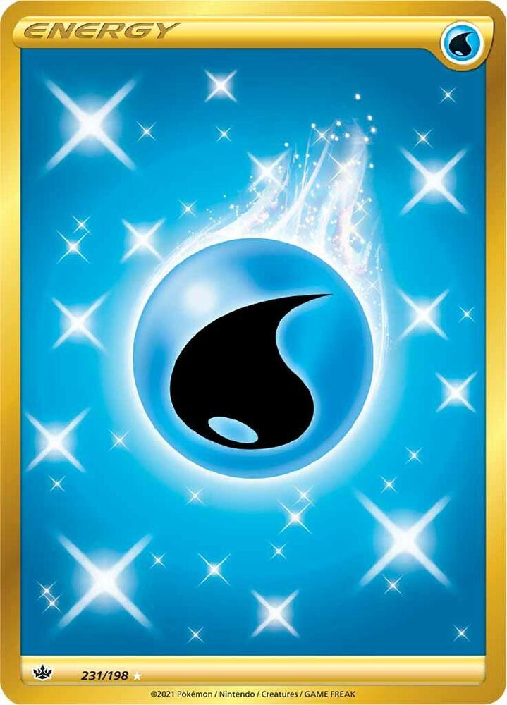 Water Energy Secret 231/198 (SWSH06: Chilling Reign)  - Holofoil | Good Games Cannington