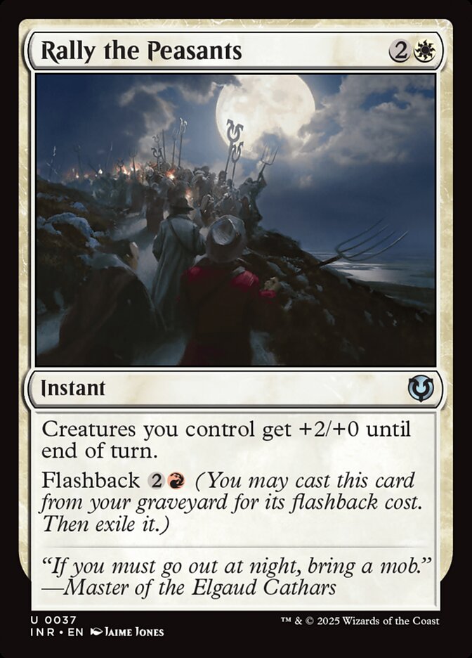 Rally the Peasants 37 (Innistrad Remastered)  - Foil | Good Games Cannington