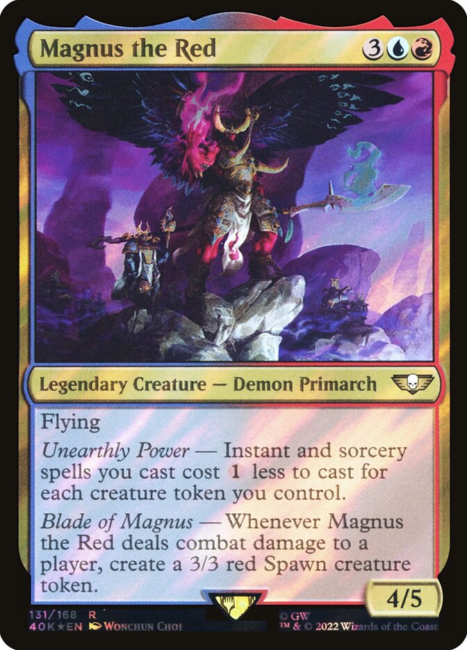 Magnus the Red 131★/617 (Universes Beyond: Warhammer 40,000)  - Surge Foil | Good Games Cannington