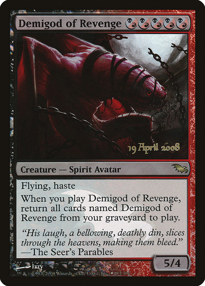 Demigod of Revenge 183★/2 (Prerelease Cards)  - Foil | Good Games Cannington