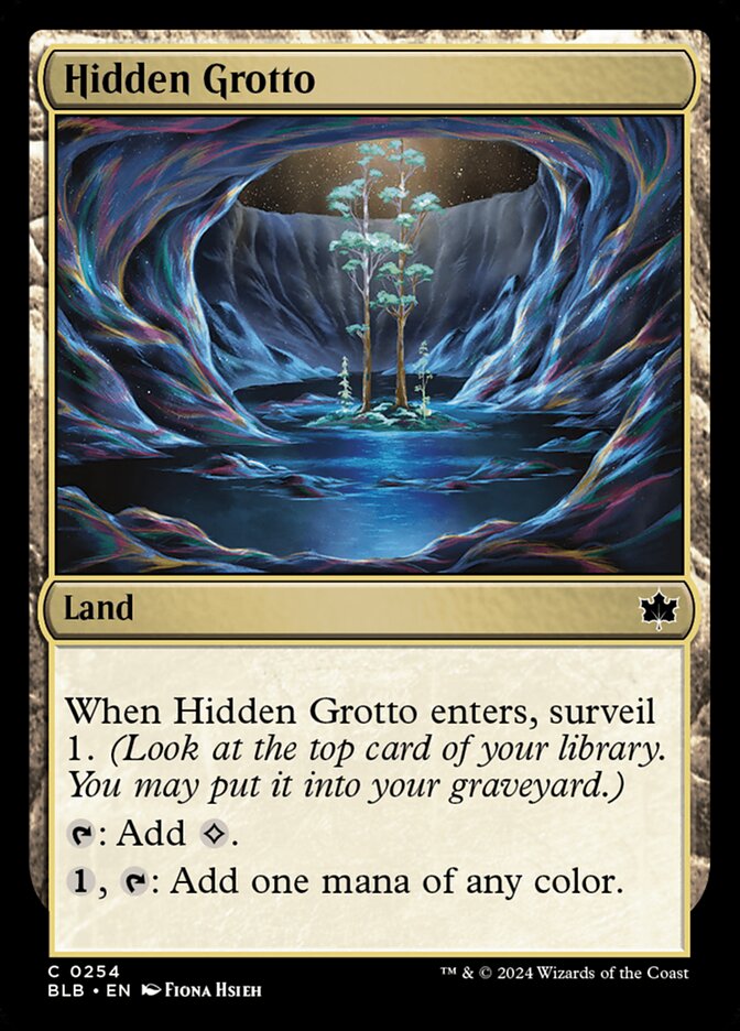 Hidden Grotto 254 (Bloomburrow)  | Good Games Cannington