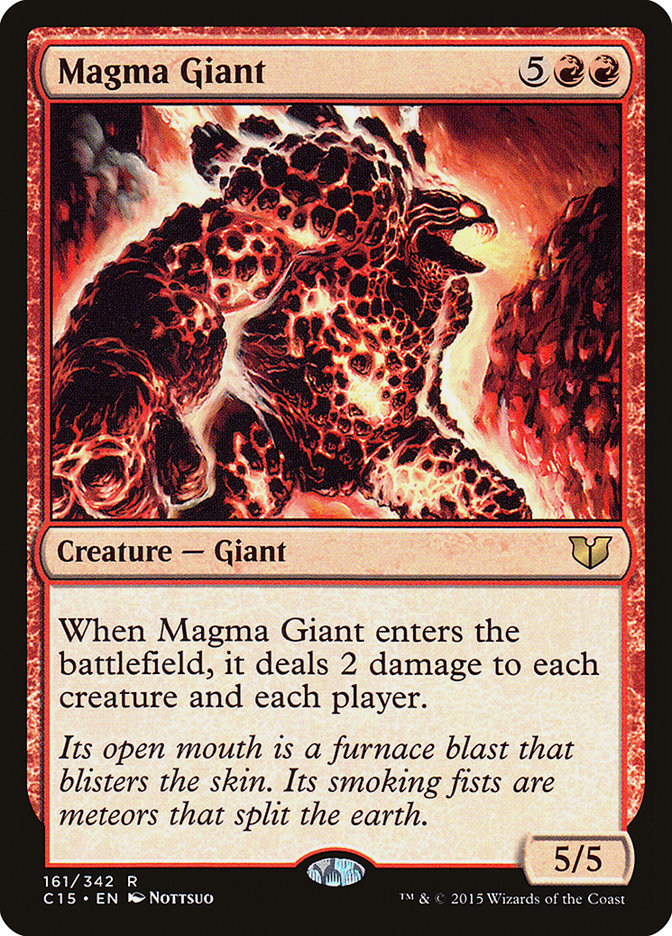 Magma Giant 161/342 (Commander 2015)  | Good Games Cannington