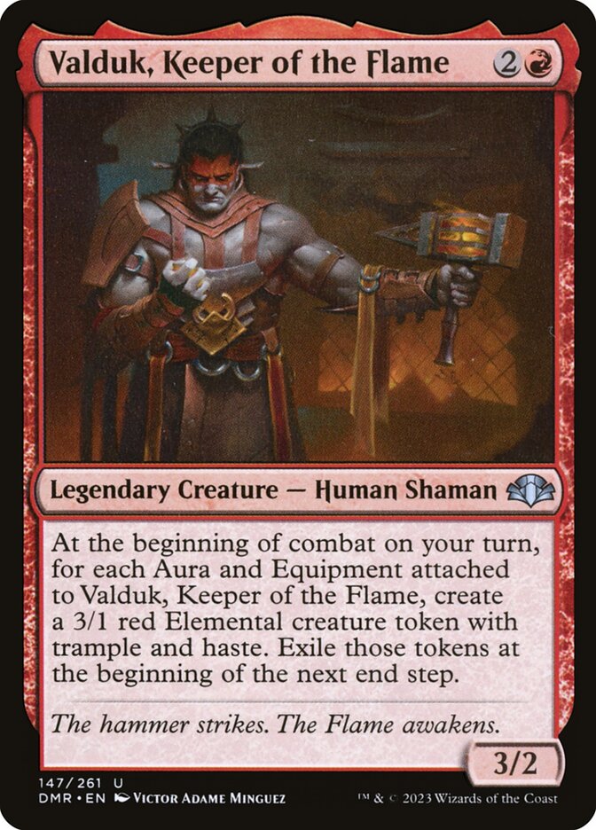Valduk, Keeper of the Flame 147 (Dominaria Remastered)  - Foil | Good Games Cannington