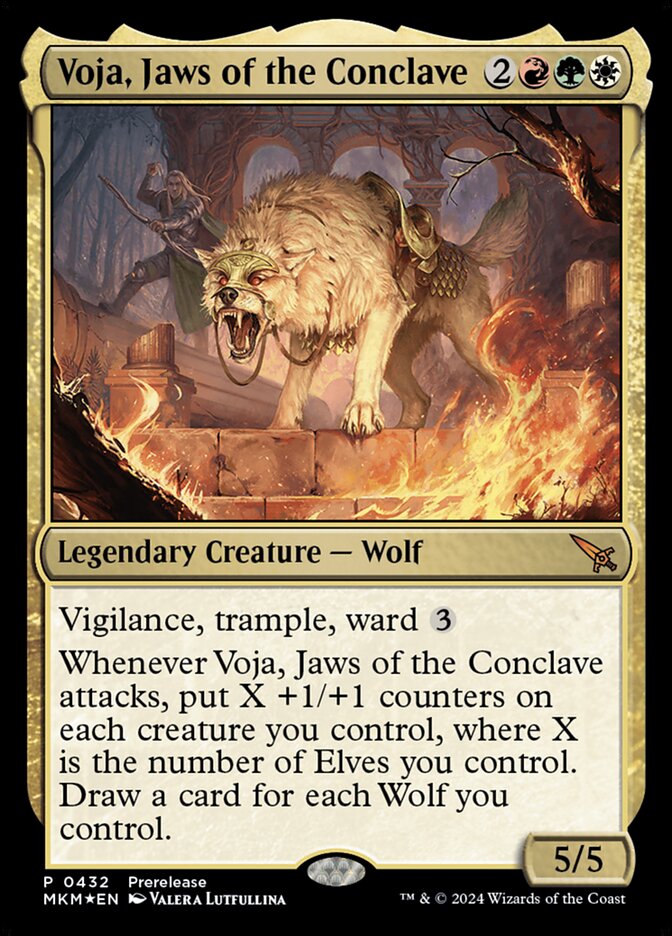 Voja Jaws of the Conclave 432 (Prerelease Cards)  - Foil | Good Games Cannington
