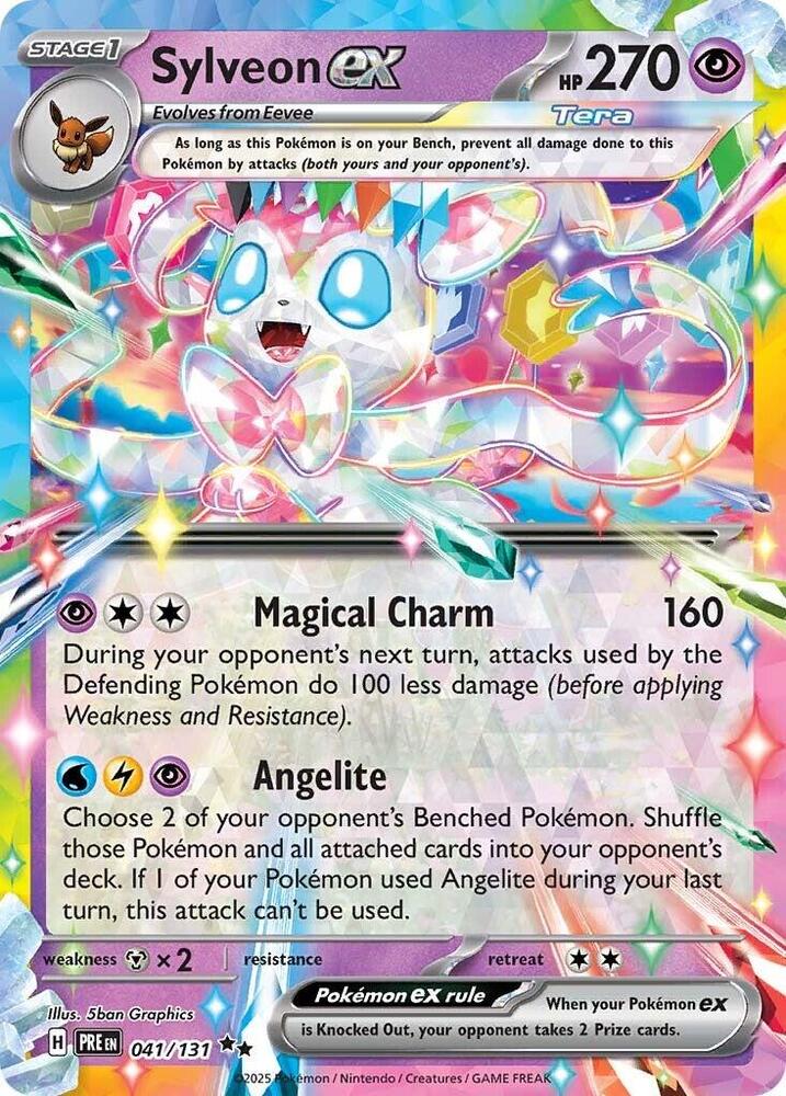 Sylveon ex 041 131 041/131 (SV: Prismatic Evolutions)  - Holofoil | Good Games Cannington