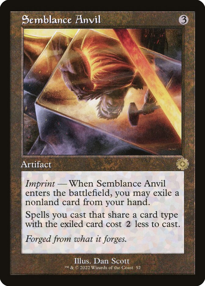 Semblance Anvil 52/63 (The Brothers' War: Retro Frame Artifacts)  | Good Games Cannington