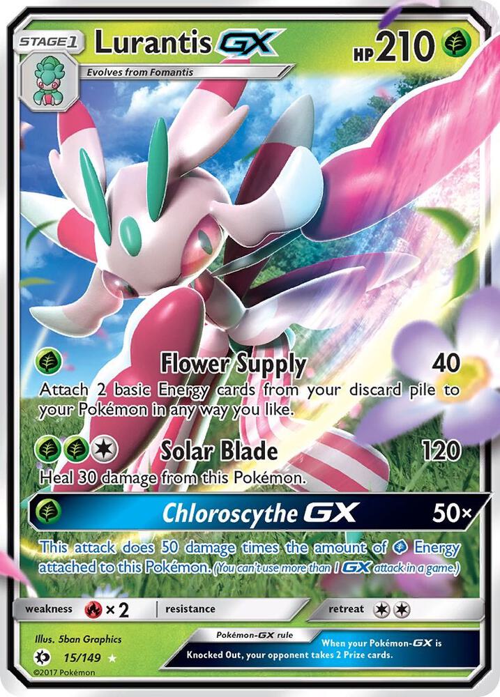 Lurantis GX 15/149 (SM Base Set)  - Holofoil | Good Games Cannington