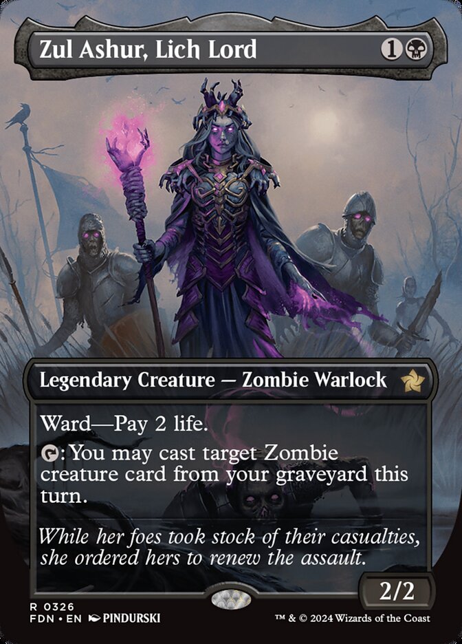 Zul Ashur, Lich Lord 326 (Foundations)  - Borderless | Good Games Cannington