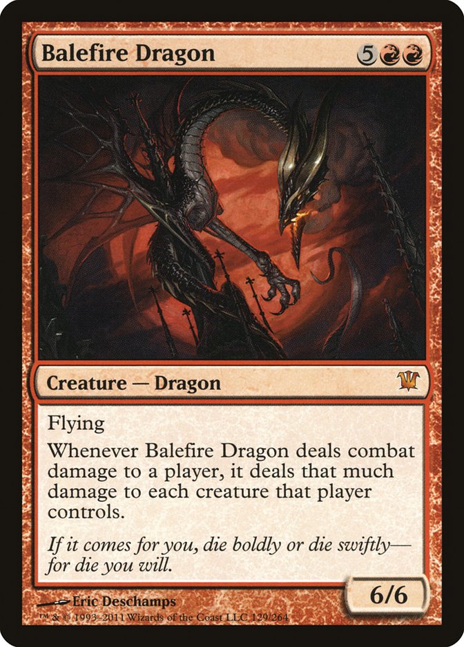 Balefire Dragon 129/264 (Innistrad)  | Good Games Cannington