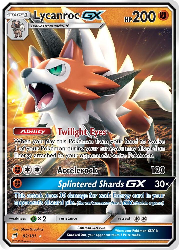 Lycanroc GX (SM - Team Up)  - Holofoil | Good Games Cannington