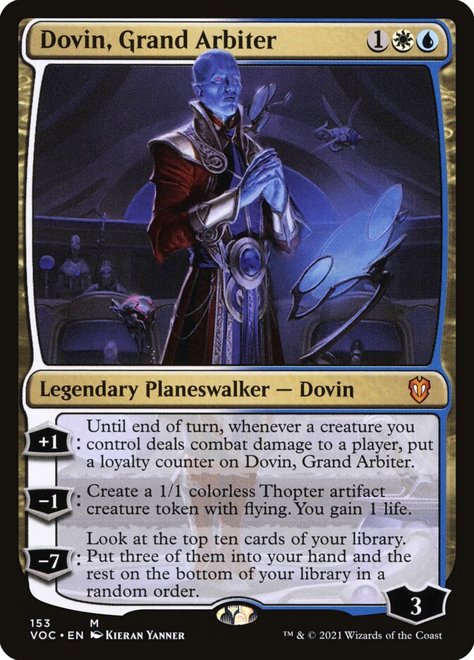 Dovin, Grand Arbiter 153 (Commander: Innistrad: Crimson Vow)  | Good Games Cannington