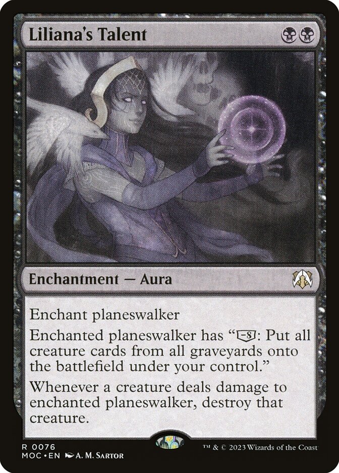 Liliana's Talent 76/444 (Commander: March of the Machine)  - Foil | Good Games Cannington