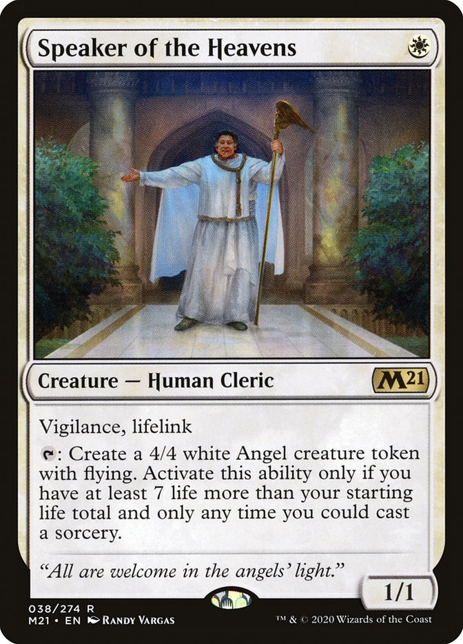 Speaker of the Heavens 38 (Core Set 2021)  | Good Games Cannington