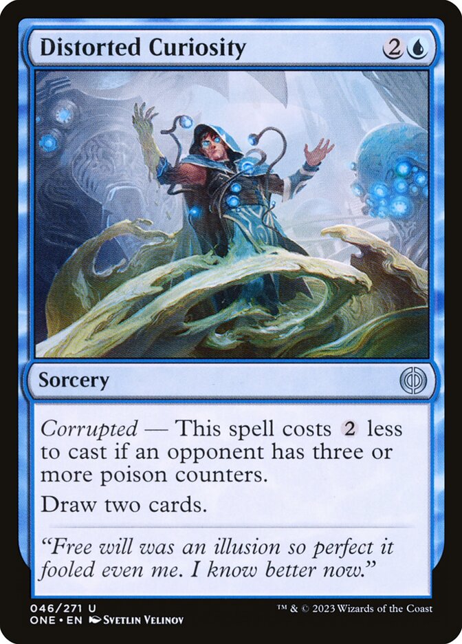 Distorted Curiosity 46/271 (Phyrexia: All Will Be One)  | Good Games Cannington