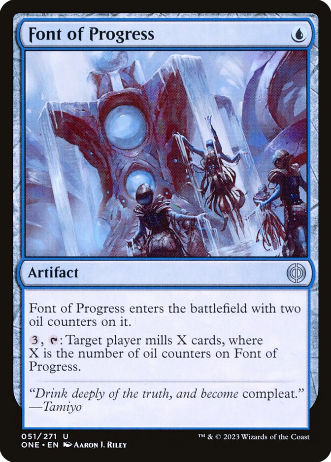 Font of Progress 51/271 (Phyrexia: All Will Be One)  - Foil | Good Games Cannington