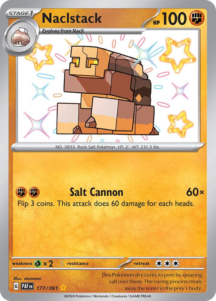 Naclstack 177/091 (SV: Paldean Fates)  - Holofoil | Good Games Cannington