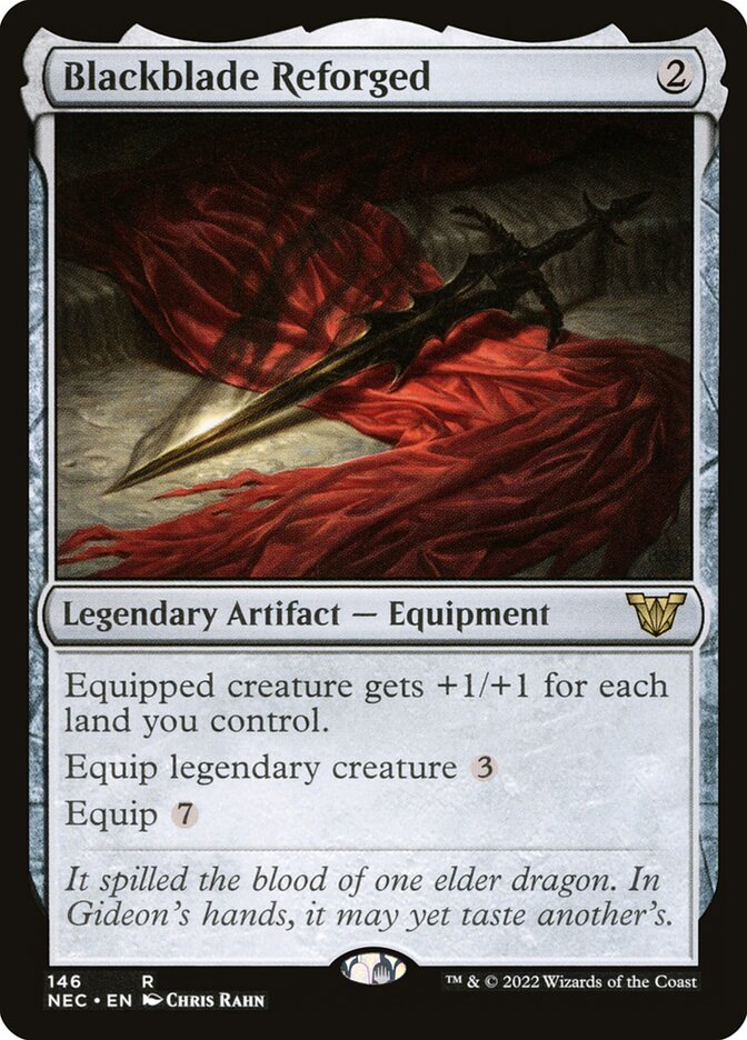 Blackblade Reforged 146/38 (Commander: Kamigawa: Neon Dynasty)  | Good Games Cannington