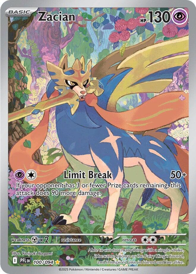 Zacian 100 094 100/094 (ME02: Phantasmal Flames)  - Holofoil | Good Games Cannington