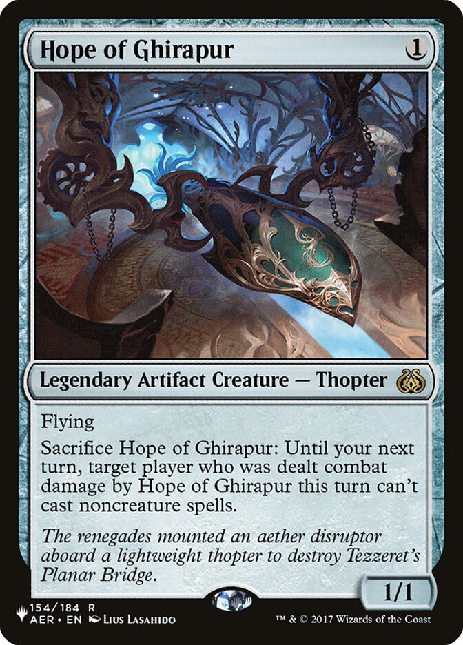 Hope of Ghirapur 154/184 (The List Reprints)  | Good Games Cannington