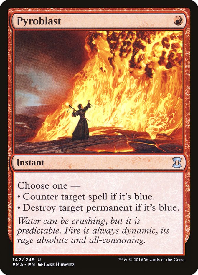 Pyroblast 142 (Eternal Masters)  | Good Games Cannington