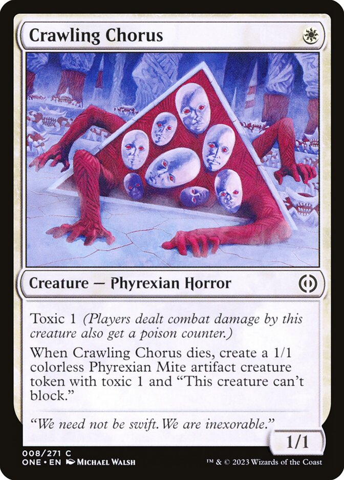 Crawling Chorus 8/271 (Phyrexia: All Will Be One)  | Good Games Cannington