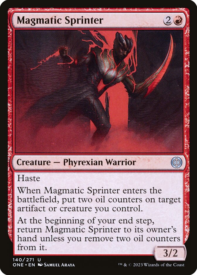 Magmatic Sprinter 140/271 (Phyrexia: All Will Be One)  | Good Games Cannington