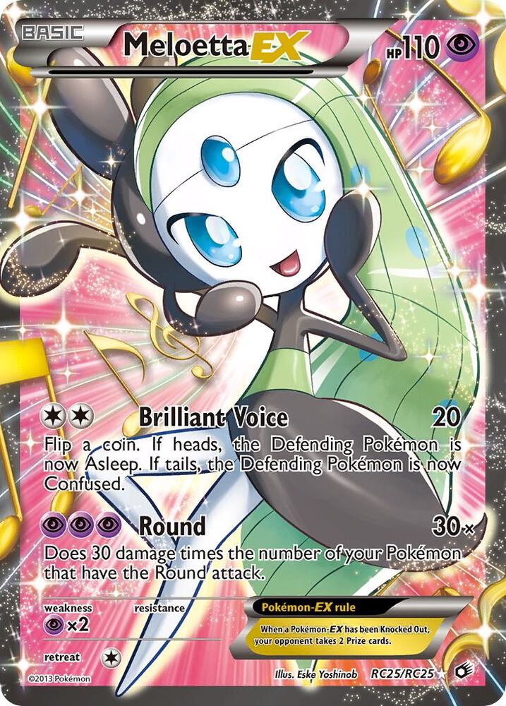 Meloetta EX RC25/RC25 (Legendary Treasures: Radiant Collection)  - Holofoil | Good Games Cannington