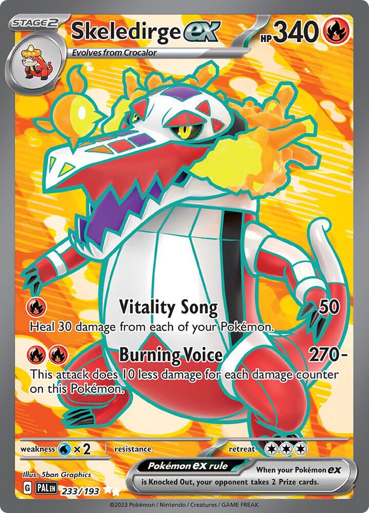 Skeledirge ex 233/193 (SV02: Paldea Evolved)  - Holofoil | Good Games Cannington