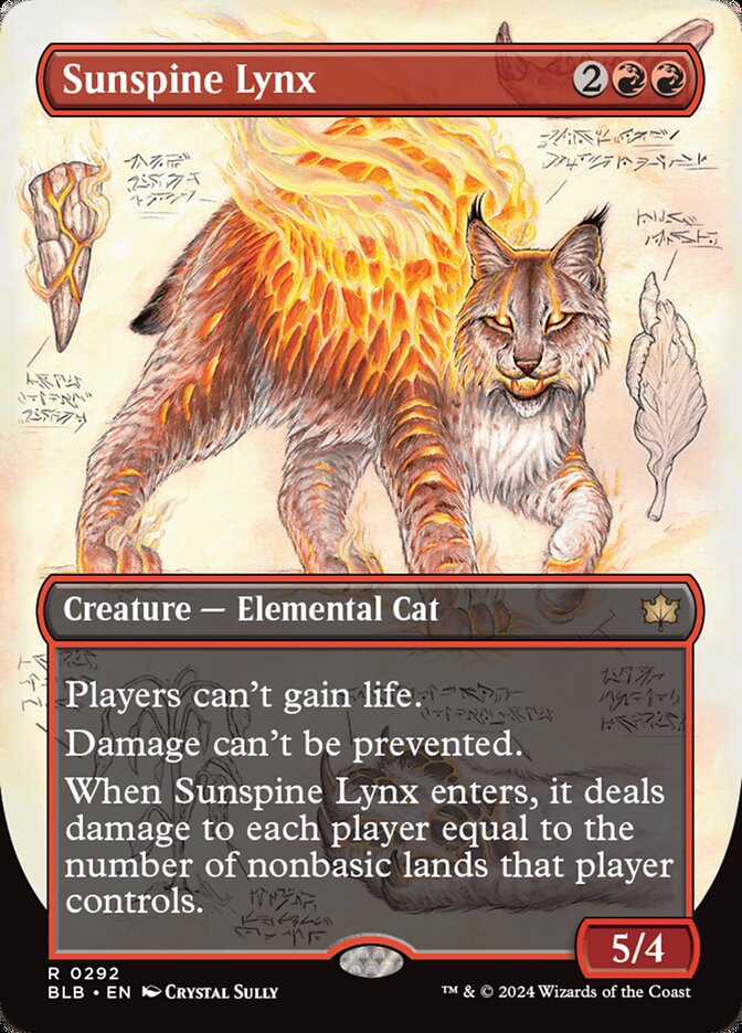 Sunspine Lynx 292 (Bloomburrow)  - Foil | Good Games Cannington