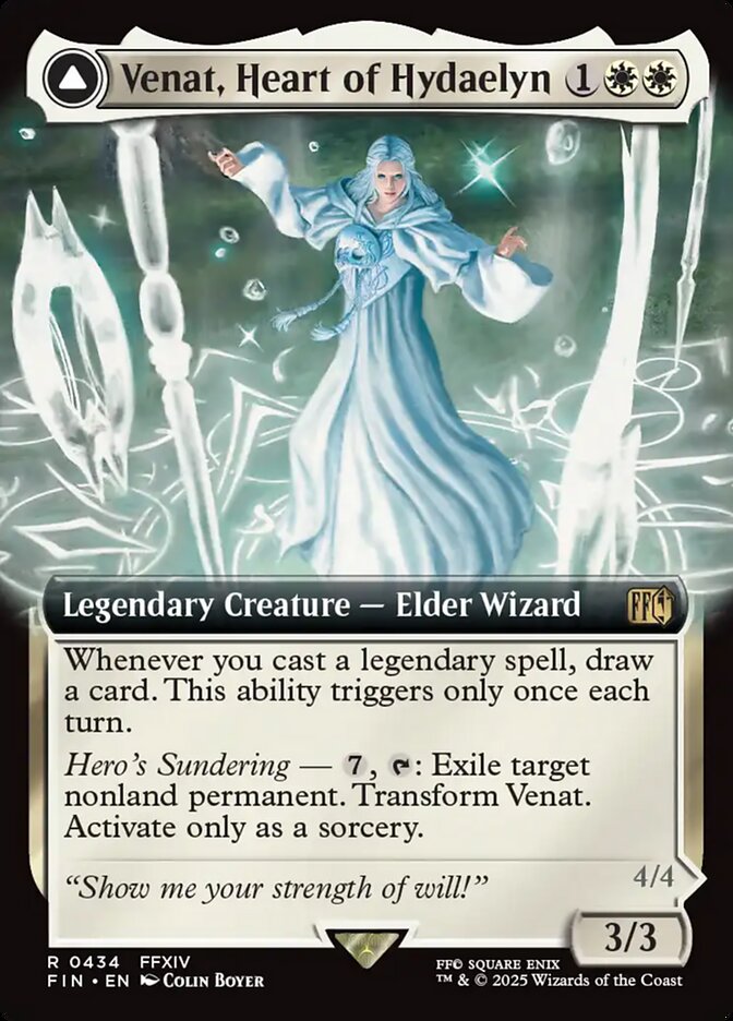 Venat, Heart of Hydaelyn // Hydaelyn, the Mothercrystal 434/309 (FINAL FANTASY)  - Extended Art | Good Games Cannington