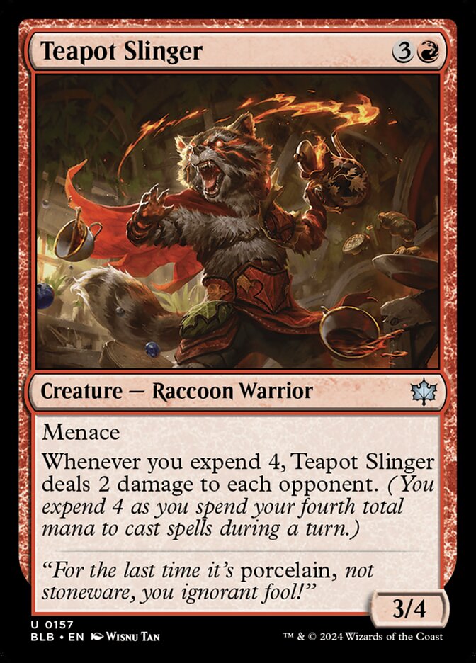 Teapot Slinger 157 (Bloomburrow)  - Foil | Good Games Cannington