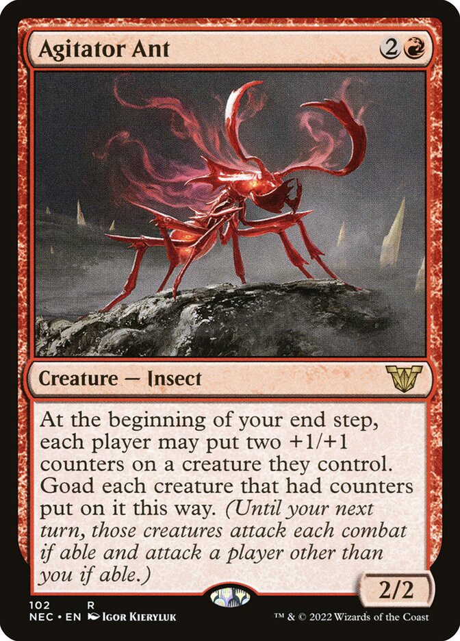Agitator Ant 102/38 (Commander: Kamigawa: Neon Dynasty)  | Good Games Cannington