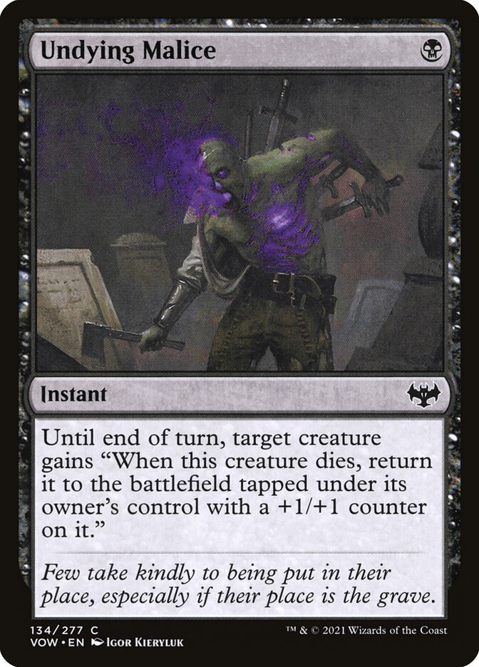 Undying Malice 134/277 (Innistrad: Crimson Vow)  | Good Games Cannington