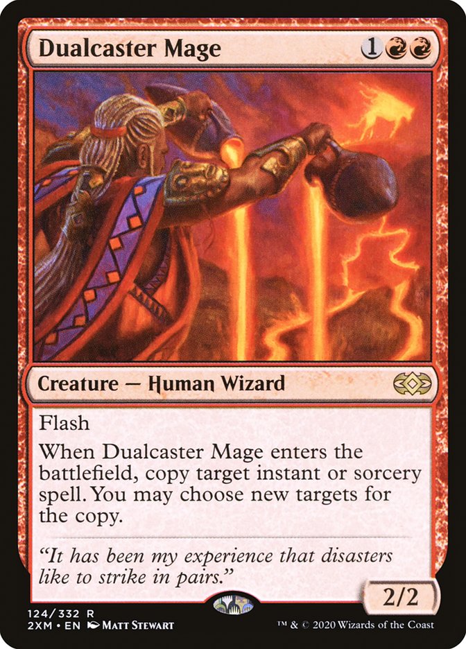 Dualcaster Mage 124 (Double Masters)  - Foil | Good Games Cannington