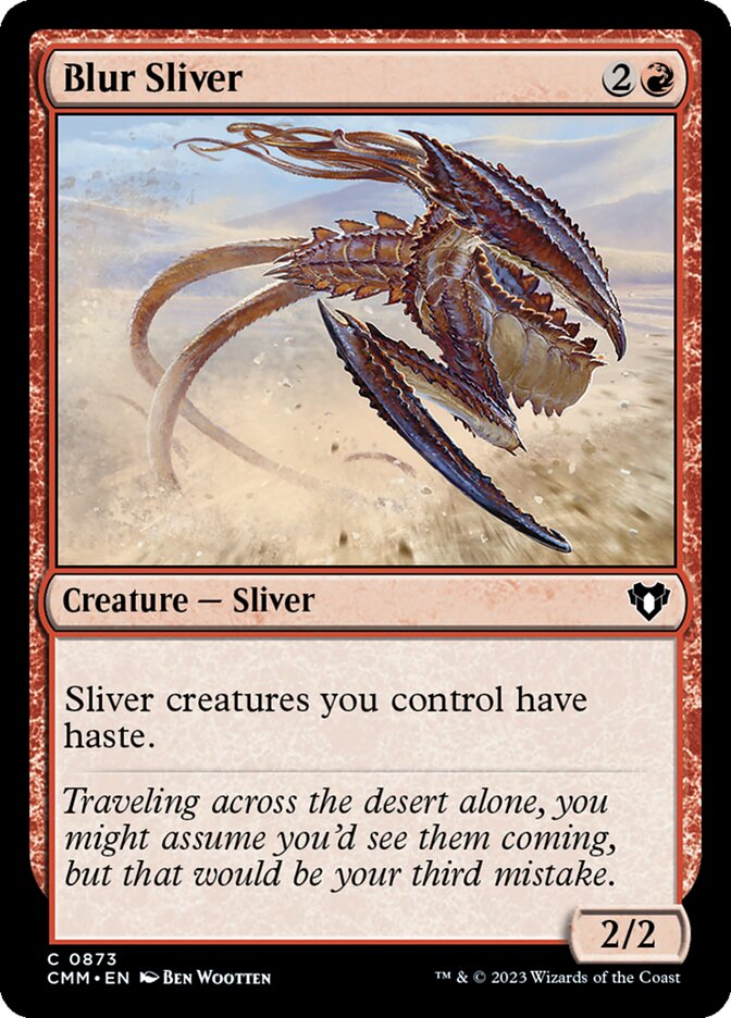 Blur Sliver 873/451 (Commander Masters)  | Good Games Cannington