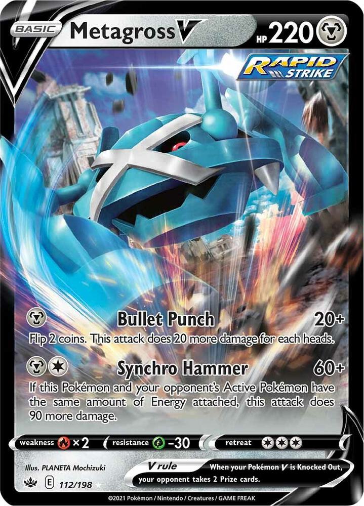 Metagross V (SWSH06: Chilling Reign)  - Holofoil | Good Games Cannington