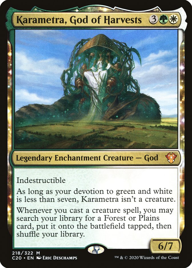 Karametra, God of Harvests 218/322 (Commander 2020)  | Good Games Cannington
