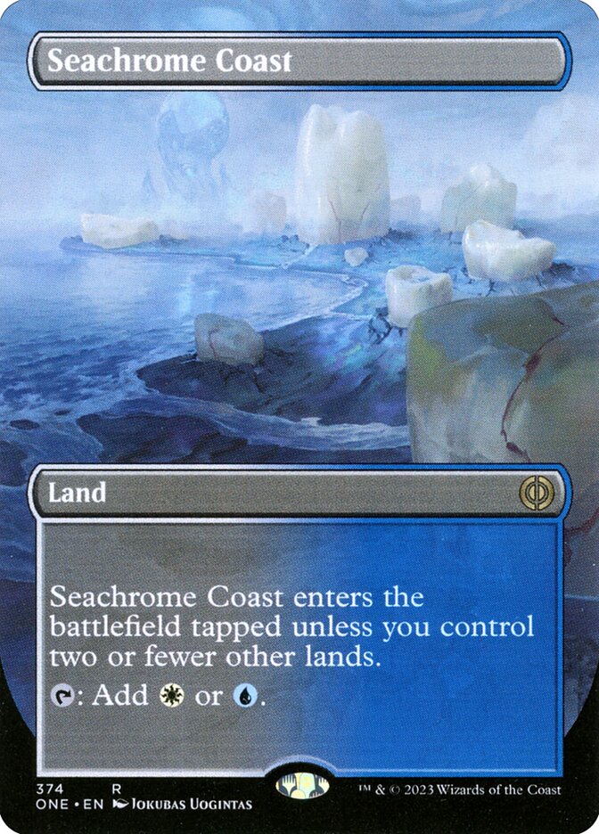 Seachrome Coast 374/271 (Phyrexia: All Will Be One)  - Borderless | Good Games Cannington