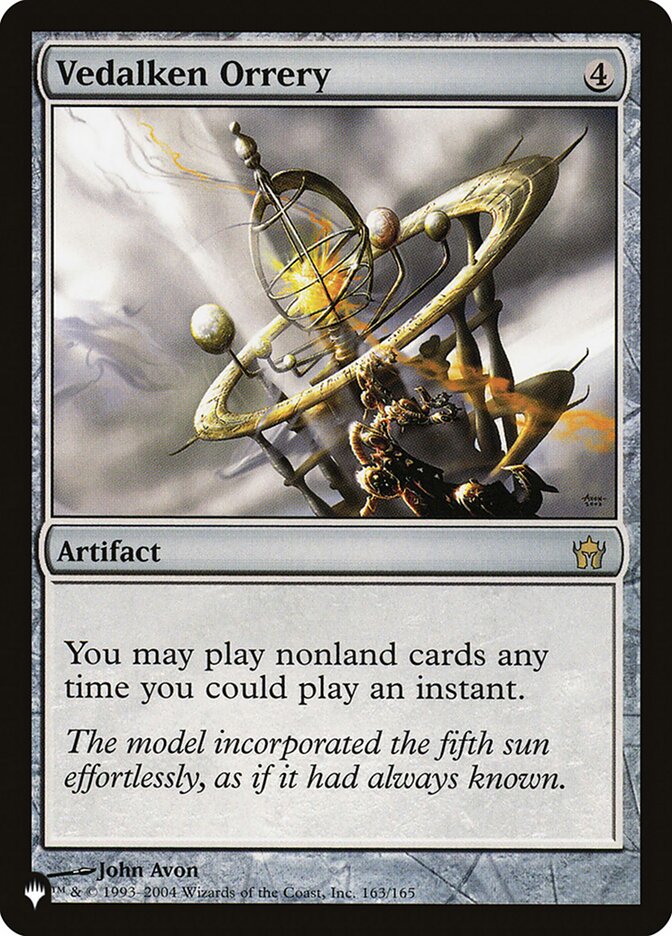 Vedalken Orrery 5DN-163/5075 (The List Reprints)  | Good Games Cannington