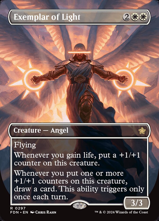 Exemplar of Light 297 (Foundations)  - Borderless | Good Games Cannington
