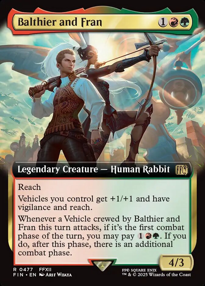 Balthier and Fran 477 (FINAL FANTASY)  - Extended Art Foil | Good Games Cannington