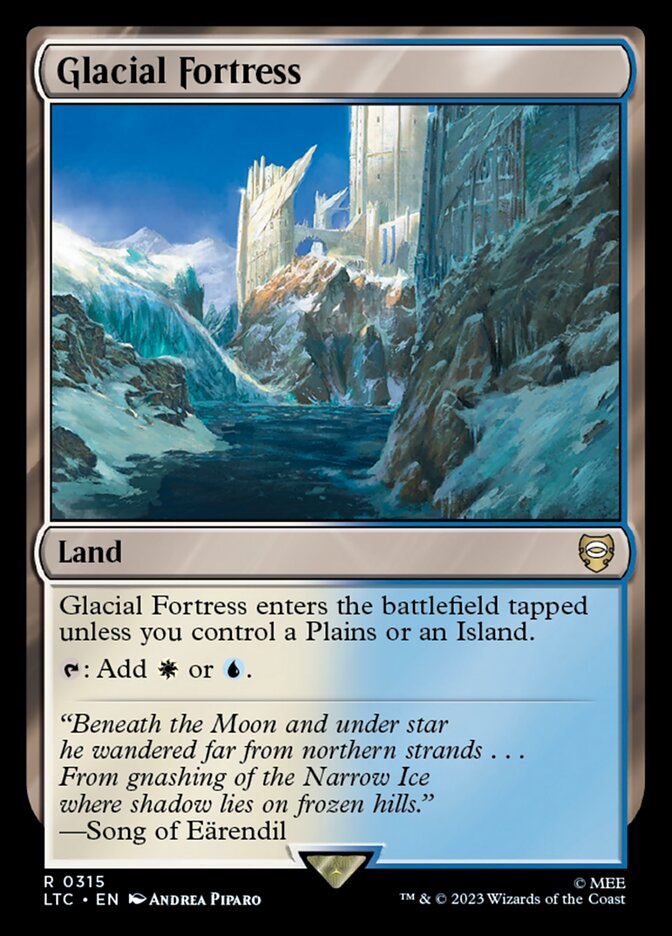 Glacial Fortress 315 (Commander: The Lord of the Rings: Tales of Middle-earth)  | Good Games Cannington